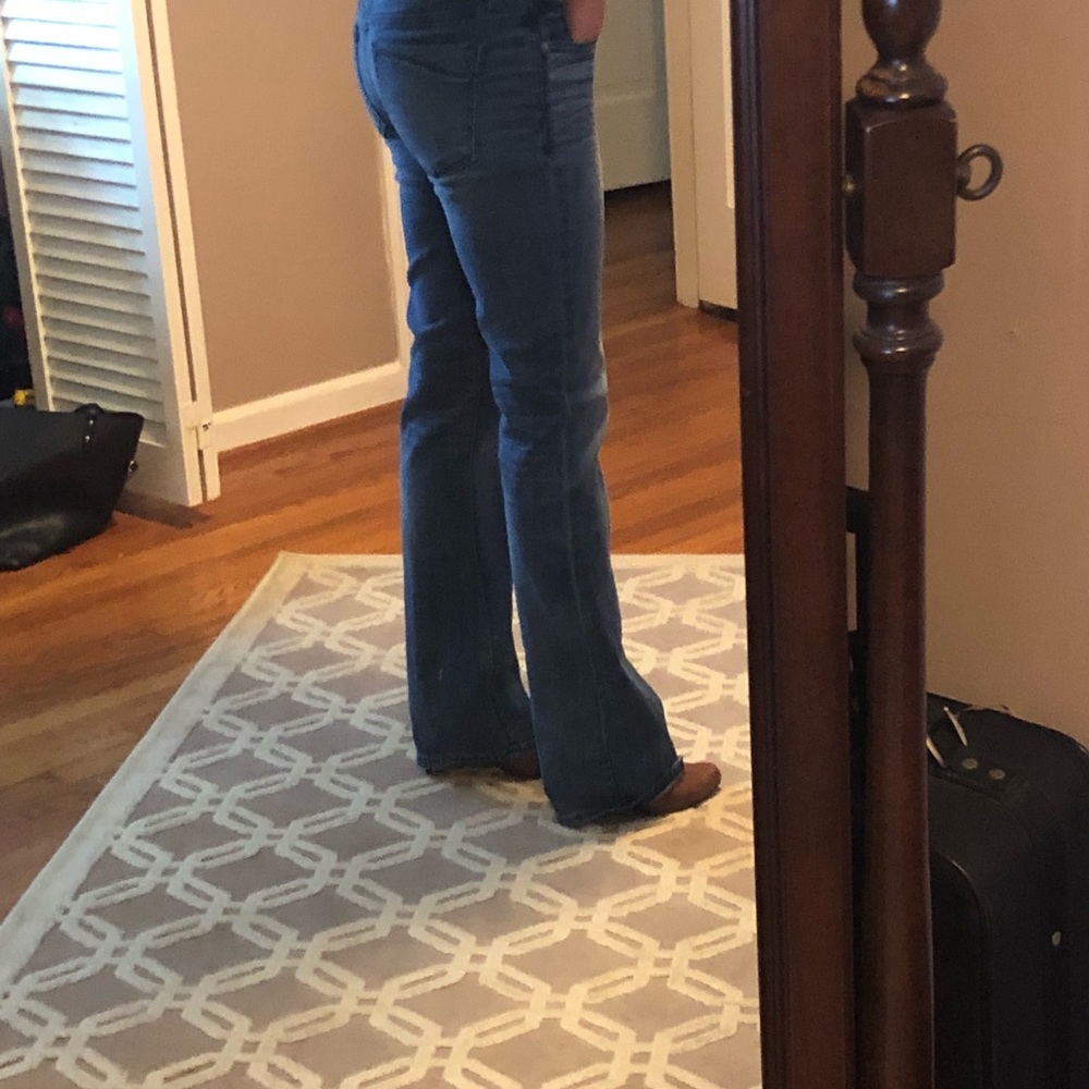 Barely Boot Express Jeans. Euc - image 3